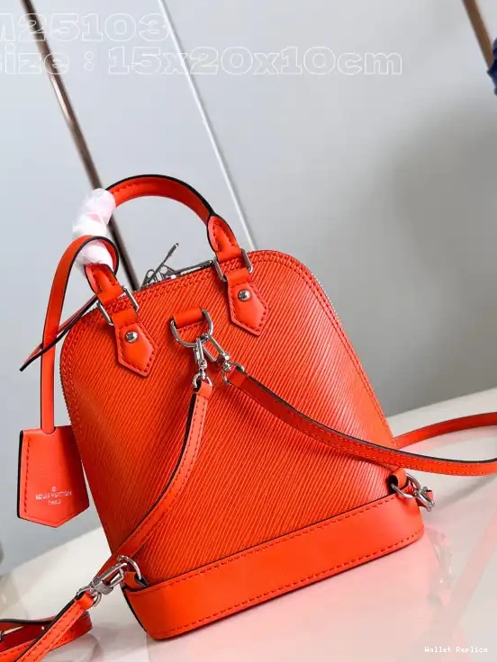 Cheap backpack-15*20*10cm VUITTON LOUIS ALMA NANO 0611